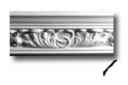 C19 Original Acanthus Cornice
